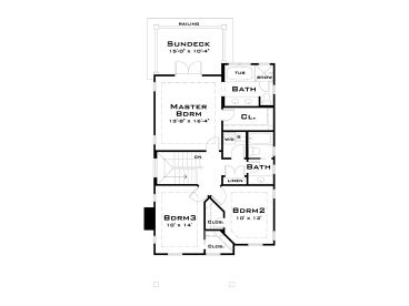 2nd Floor Plan, 052H-0097