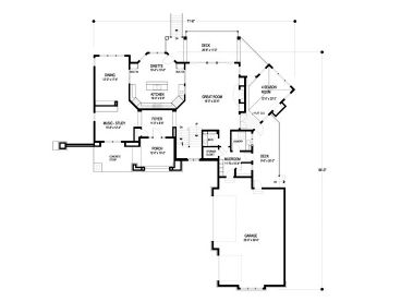 1st Floor Plan, 007H-0118
