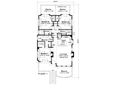 Floor Plan, 052H-0009