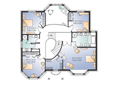2nd Floor Plan, 027H-0138