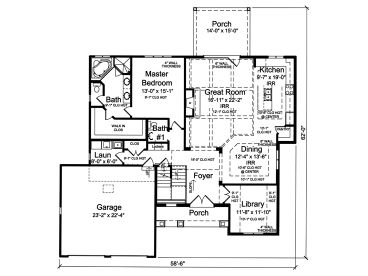 1st Floor Plan, 046H-0149