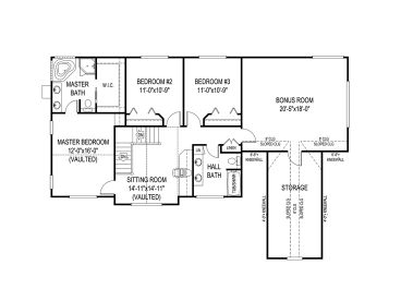 2nd Floor Plan, 044H-0017
