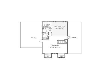 2nd Floor Plan, 067H-0051