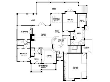1st Floor Plan, 043H-0242