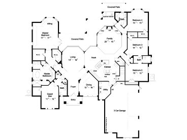 1st Floor Plan, 043H-0201