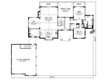 1st Floor Plan, 020H-0330