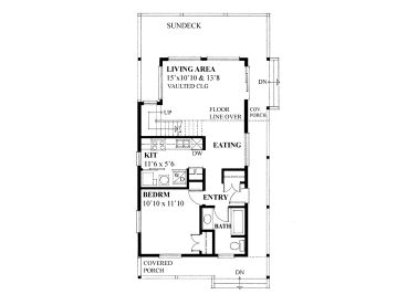 1st Floor Plan, 010H-0024