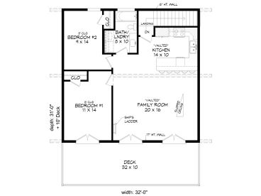 1st Floor Plan, 062H-0483