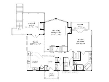 1st Floor Plan, 053H-0073