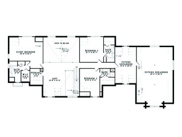 2nd Floor Plan, 025L-0053