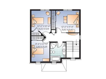 2nd Floor Plan, 027H-0220