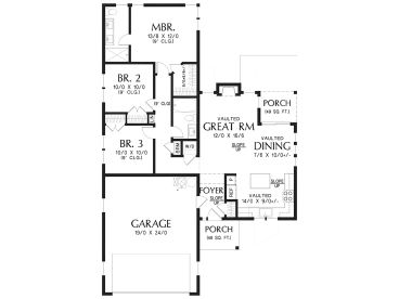 Floor Plan, 034H-0470