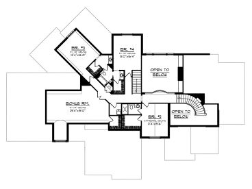 2nd Floor Plan, 020H-0433