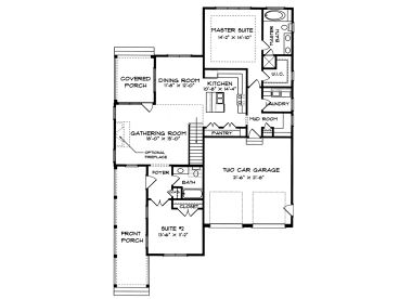 1st Floor Plan, 029H-0008