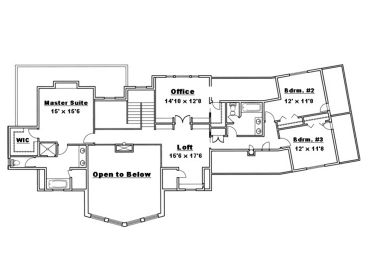 2nd Floor Plan, 012H-0018