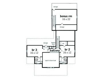 2nd Floor Plan, 021H-0119