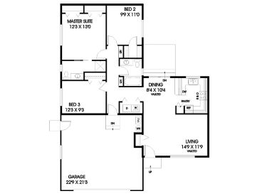 Floor Plan, 013H-0085