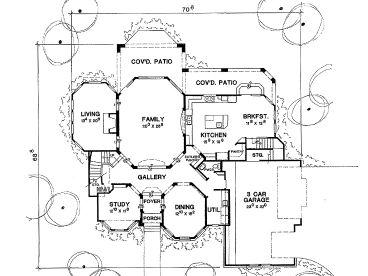 1st Floor Plan, 036H-0086