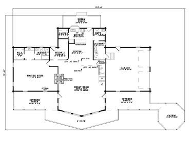 1st Floor Plan, 025L-0029
