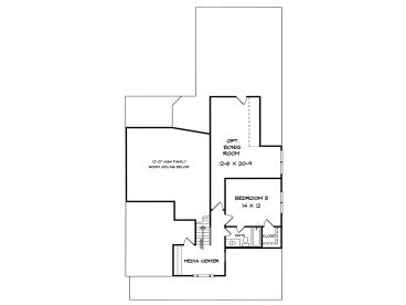 2nd Floor Plan, 019H-0100