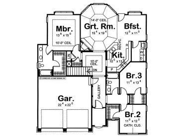 Floor Plan, 031H-0172