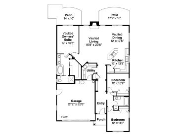 Floor Plan, 051H-0172