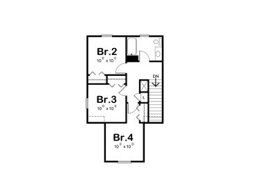 2nd Floor Plan, 031H-0442