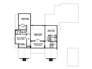 2nd Floor Plan, 029H-0097