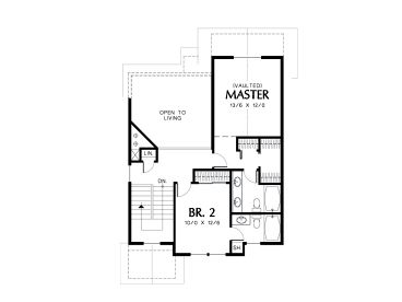2nd Floor Plan, 034H-0099