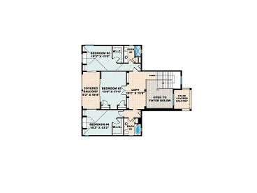 2nd Floor Plan, 040H-0082
