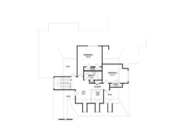 2nd Floor Plan, 006H-0192