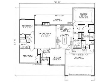Floor Plan, 025H-0077