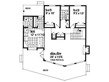 1st Floor Plan, 032H-0058