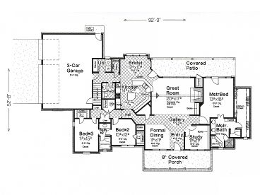 1st Floor Plan, 002H-0096