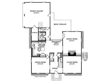 1st Floor Plan, 063H-0045