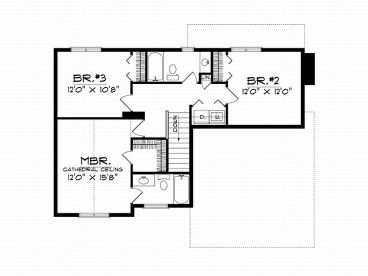2nd Floor Plan, 020H-0011