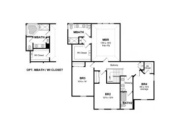 2nd Floor Plan, 014H-0090
