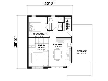 1st Floor Plan, 027H-0363