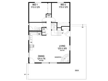 1st Floor Plan, 013H-0082