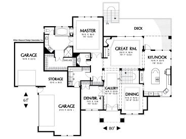 Floor Plan, 034H-0077