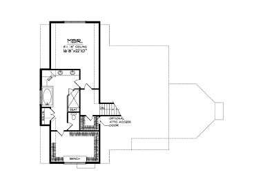 2nd Floor Plan, 020H-0205