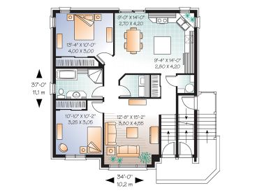 1st Floor Plan, 027M-0030
