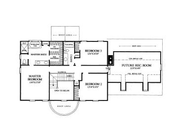 2nd Floor Plan, 063H-0143