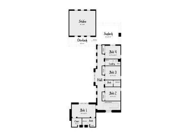 2nd Floor Plan, 052H-0082