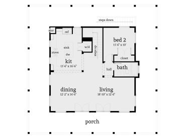 1st Floor Plan, 052H-0062