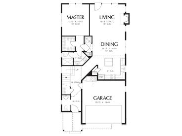 1st Floor Plan, 034H-0379