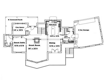 1st Floor Plan, 012H-0018