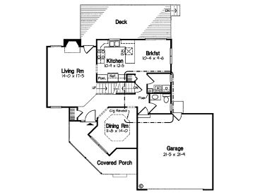 1st Floor Plan, 047H-0051