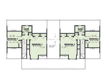 2nd Floor Plan, 025M-0075