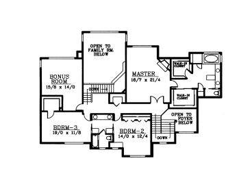 2nd Floor Plan, 026H-0049